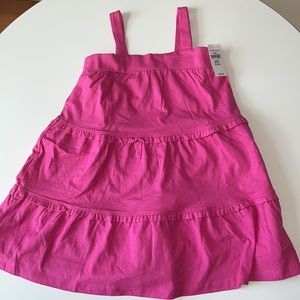 NWT Baby Gap magenta tiered tank dress